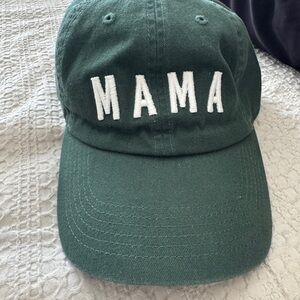 Green 'MAMA' Baseball Cap